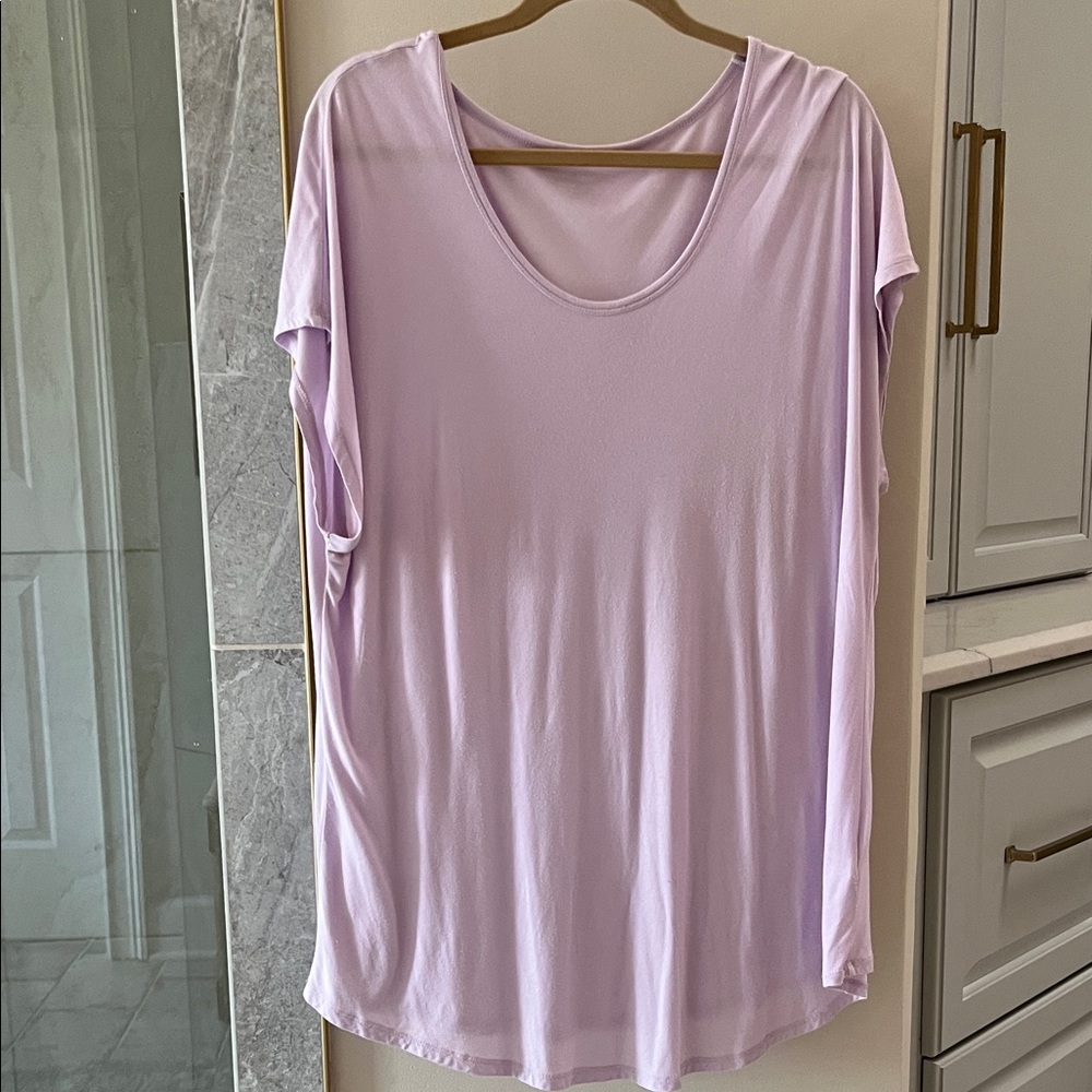 Lands End Lavender Women's Top 2x